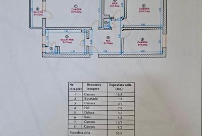 Apartament cu 3 camere decomandat, mobilat în Vasile Aaron - 7