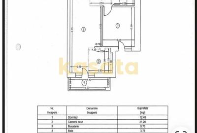 Apartament cu 2 camere decomandat în Ștefăneștii de Jos
