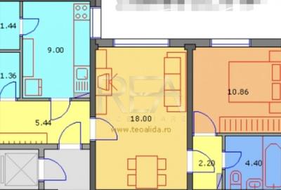 Apartament cu 2 camere semidecomandat în Drumul Taberei