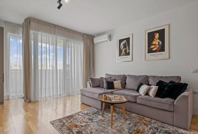 Apartament cu 2 camere decomandat, mobilat în Barbu Văcărescu