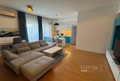 Apartament cu 2 camere semidecomandat, mobilat în Central