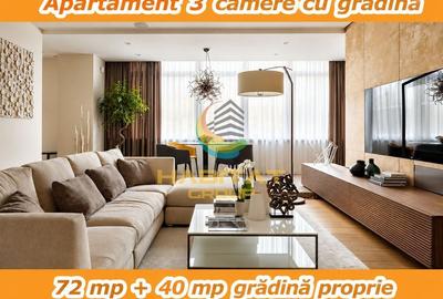 Apartament cu 3 camere semidecomandat în Central