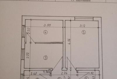 Apartament cu 3 camere semidecomandat în Micro 9