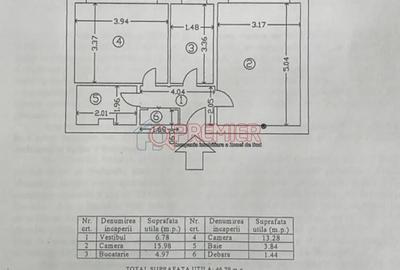 Apartament cu 2 camere decomandat în Olteniței - 3