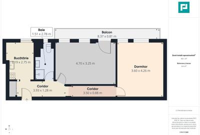 Apartament cu 2 camere decomandat în Dorobanți