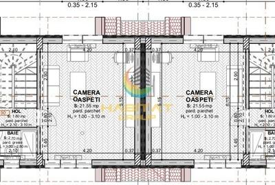 Duplex cu 5 camere cu Canalizare în Nord-Est - 5