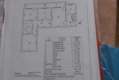 Apartament cu 4 camere în Țiglina 1