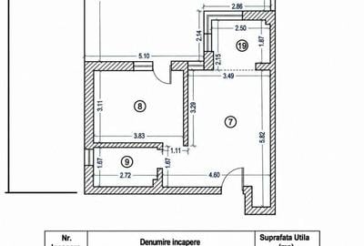 Apartament cu 2 camere în Nord