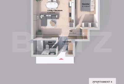 Apartament cu 2 camere în Păcurari - 1