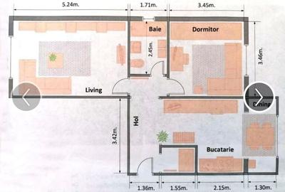 Apartament cu 2 camere decomandat în Zorilor - 5