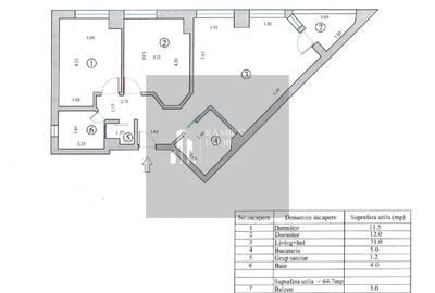 Apartament cu 3 camere în Nord - 5