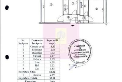 Apartament cu 2 camere decomandat în Timpuri Noi