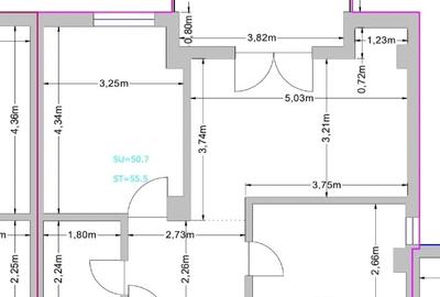 Apartament cu 2 camere decomandat, mobilat în Berceni