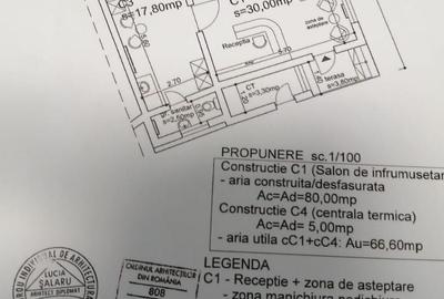 Spațiu comercial, de 66 mp, în Piața Centrală