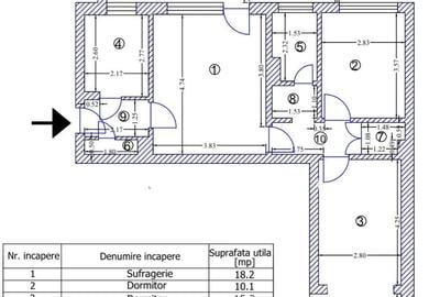 Apartament cu 3 camere semidecomandat în Cotroceni - 8