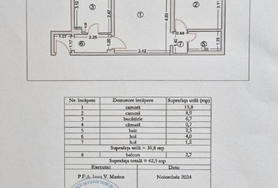 Apartament cu 2 camere semidecomandat în Astra