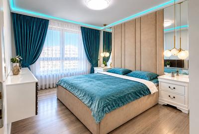 Apartament cu 2 camere semidecomandat, mobilat în Între Lacuri