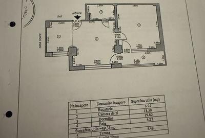 Apartament cu 2 camere decomandat în Central - 3