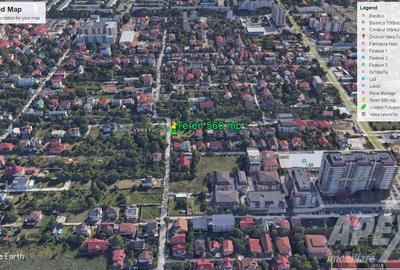 Teren Construcții intravilan de 800 mp, în Drumul Taberei