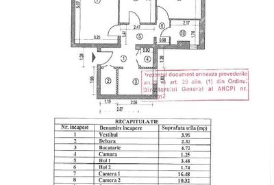 Apartament cu 3 camere decomandat în Berceni