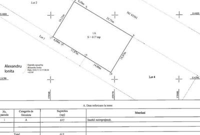 Teren Construcții intravilan de 617 mp, în Central - 1