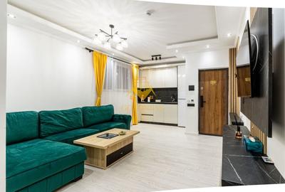 Apartament cu 2 camere semidecomandat, mobilat în Între Lacuri