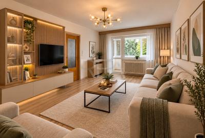 Apartament cu 2 camere decomandat, mobilat în Ozana