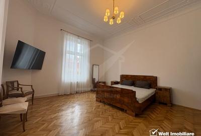 Apartament cu 2 camere semidecomandat, mobilat în Central