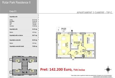 Apartament cu 2 camere decomandat în Militari - 3