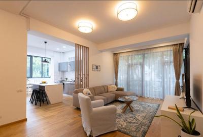 Apartament cu 3 camere semidecomandat, mobilat în Herăstrău