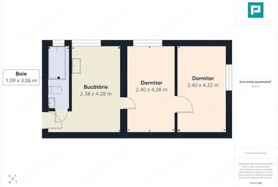 Apartament cu 2 camere nedecomandat în Ferentari