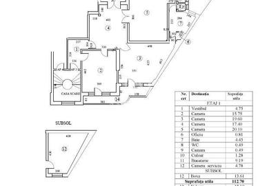Apartament cu 4 camere în Arcul de Triumf