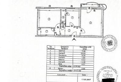 Apartament cu 2 camere decomandat în Sebastian
