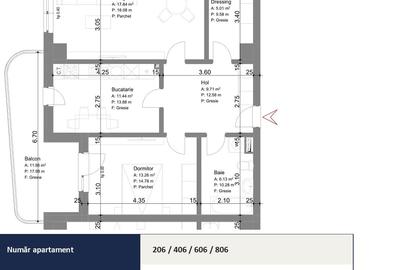Apartament cu 2 camere decomandat în Alexandru cel Bun