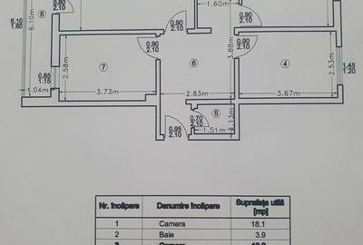 Apartament cu 3 camere decomandat în Mircea cel Bătrân - 3