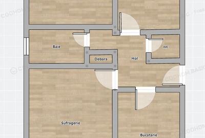 Apartament cu 3 camere decomandat în Vitrometan - 1