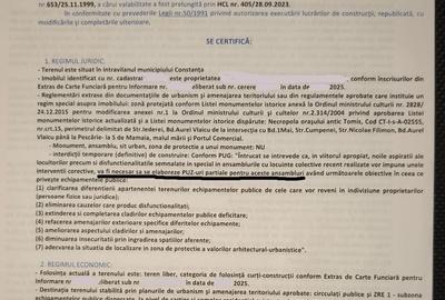Teren Construcții intravilan de 504 mp, în Tomis Nord - 1