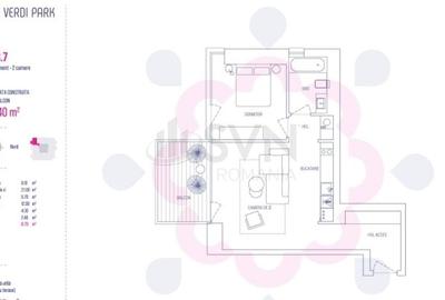 Apartament cu 2 camere decomandat în Floreasca - 13