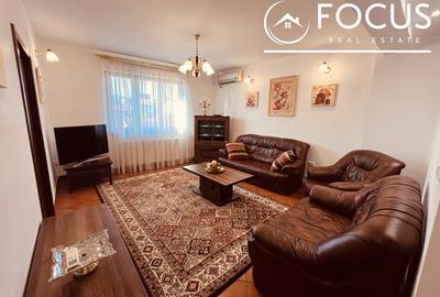 Apartament cu 3 camere semidecomandat, mobilat în Dorobanți