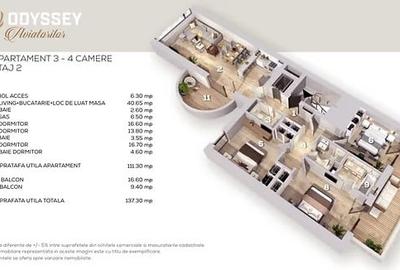 Apartament cu 4 camere decomandat în Aviatorilor - 6