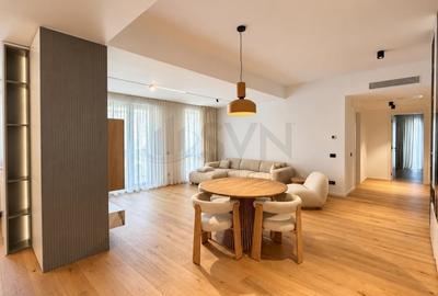 Apartament cu 3 camere semidecomandat, mobilat în Herăstrău