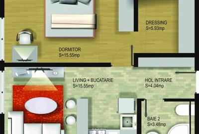 Apartament cu 2 camere decomandat în Central - 1