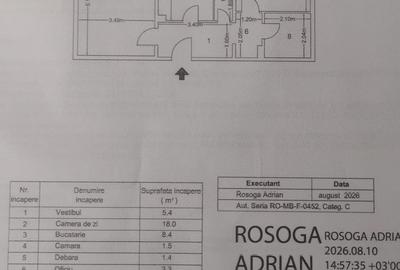 Apartament cu 2 camere decomandat în Lujerului