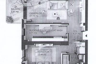 Apartament cu 2 camere decomandat, mobilat în Tineretului - 1