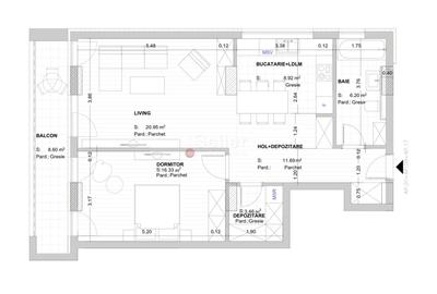 Apartament cu 2 camere decomandat în Noua - 4