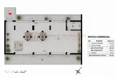 Spațiu comercial, de 218 mp, în Zorilor
