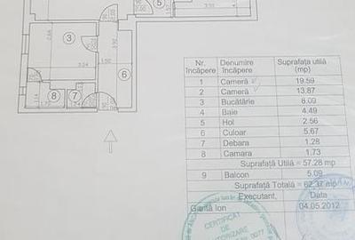 Apartament cu 2 camere în Crângași