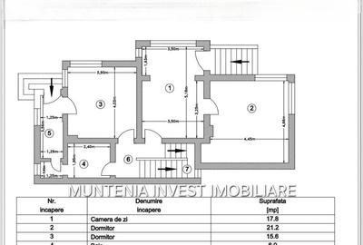 Casă cu 4 camere cu Teren 250 Mp în Central
