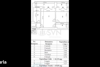 Apartament cu 2 camere semidecomandat în Romană