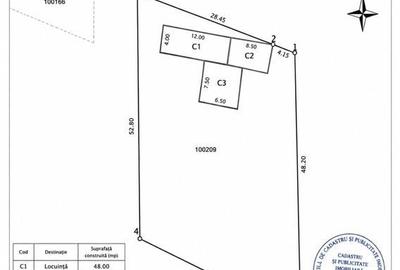 Casă cu 4 camere cu Teren 1684 Mp în Tudor Vladimirescu